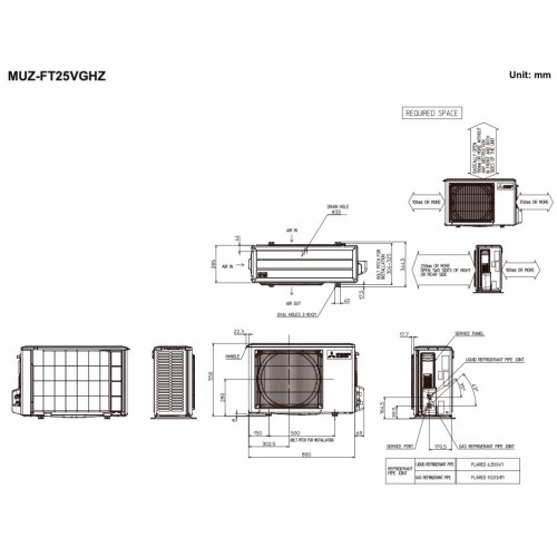 Mitsubishi Electric MSZ-FT35VGK/MUZ-FT35VGHZ ZUBADAN