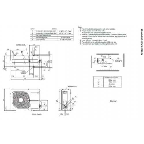 Mitsubishi Heavy DXK15Z6-W/DXC15Z6-W